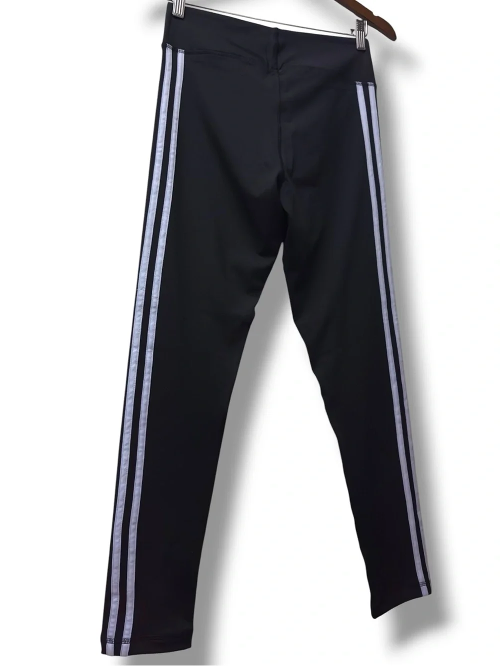 Adidas | NWOT 70% Cotton Black High-Waist 3-Stripe Leggings (siz L girls)